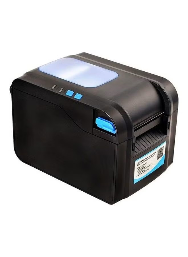 Xprinter Thermal Barcode and Receipt Printer , Black Blue - XP-370B