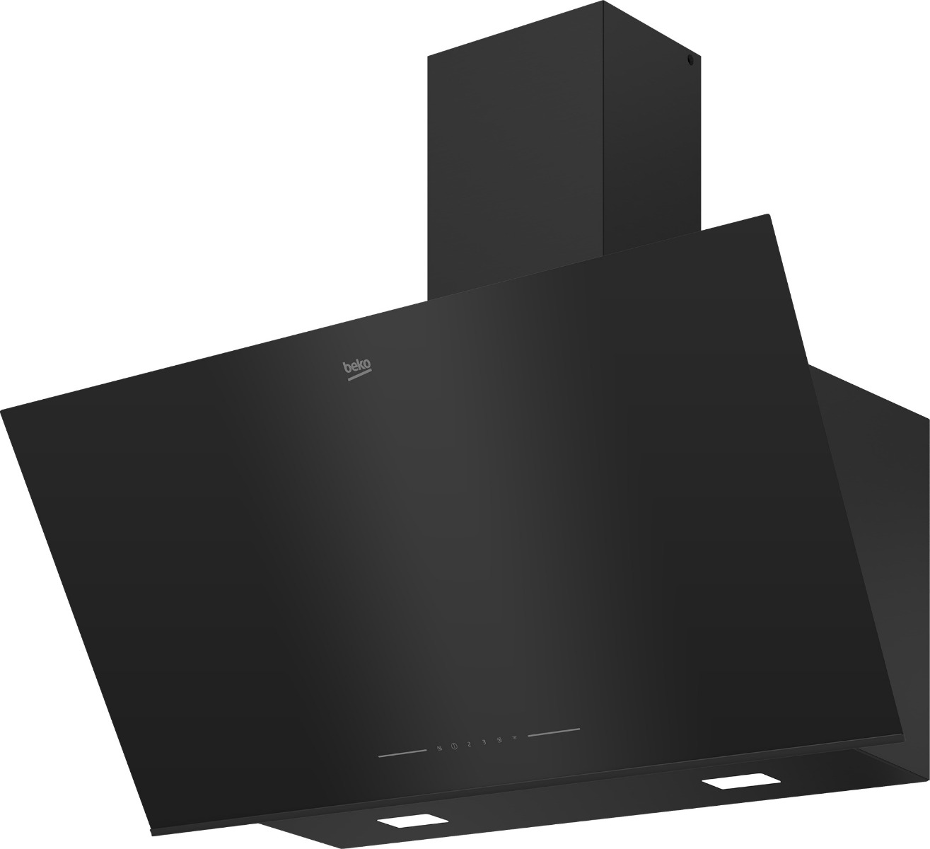 Beko Built-In Decorative Hood , 90 Centimeter , Black - BHCA96641BFBHSE