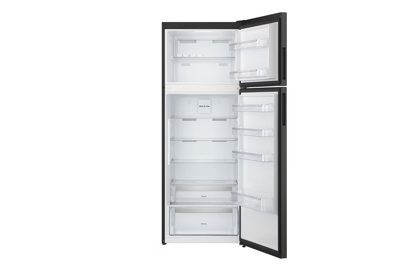 LG NoFrost Top Freezer Refrigerator , 450 Liter Inverter Motor , Black - GTF452SSAN