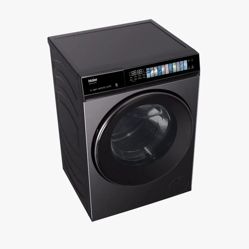 غسالة فول اتوماتيك انفرتر هاير X7 سيريس ، سعة 9 كجم ، فضي جيد اينك - HW90-B14367S8U1
