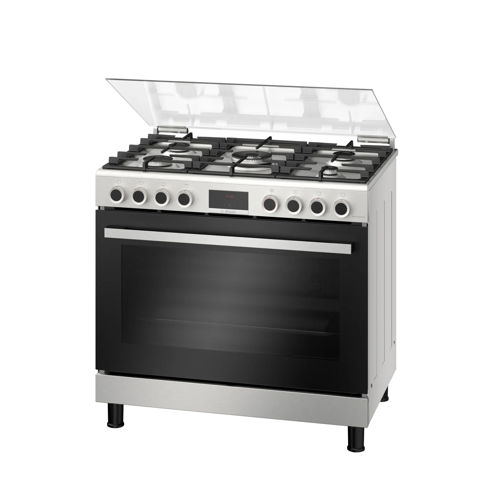 Bosch Gas Cooker , 5 Burners , Stainless Steel - HGX3G8W50S