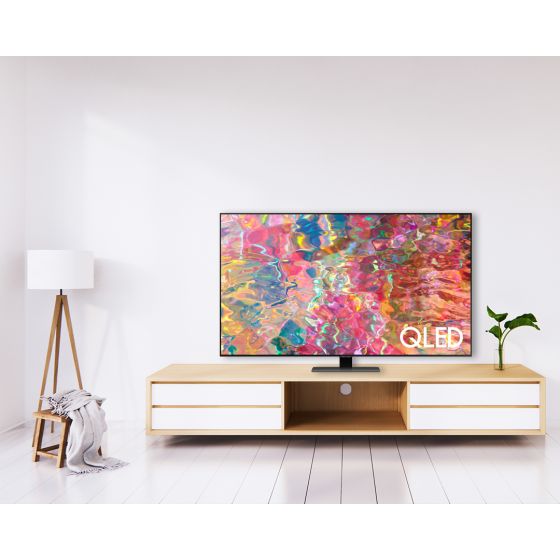 شاشة تلفزيون سمارت سامسونج ، مقاس 55 بوصة ، QLED ، دقة 4K UHD ، بريسيفر داخلي