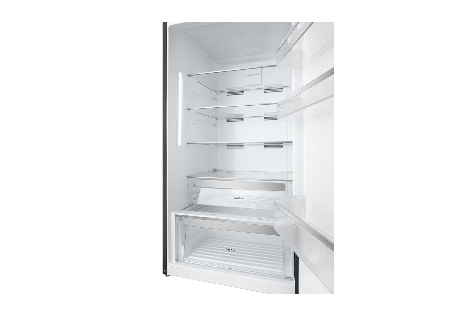 LG NoFrost Top Freezer Refrigerator , 450 Liter Inverter Motor , Black - GTF452SSAN