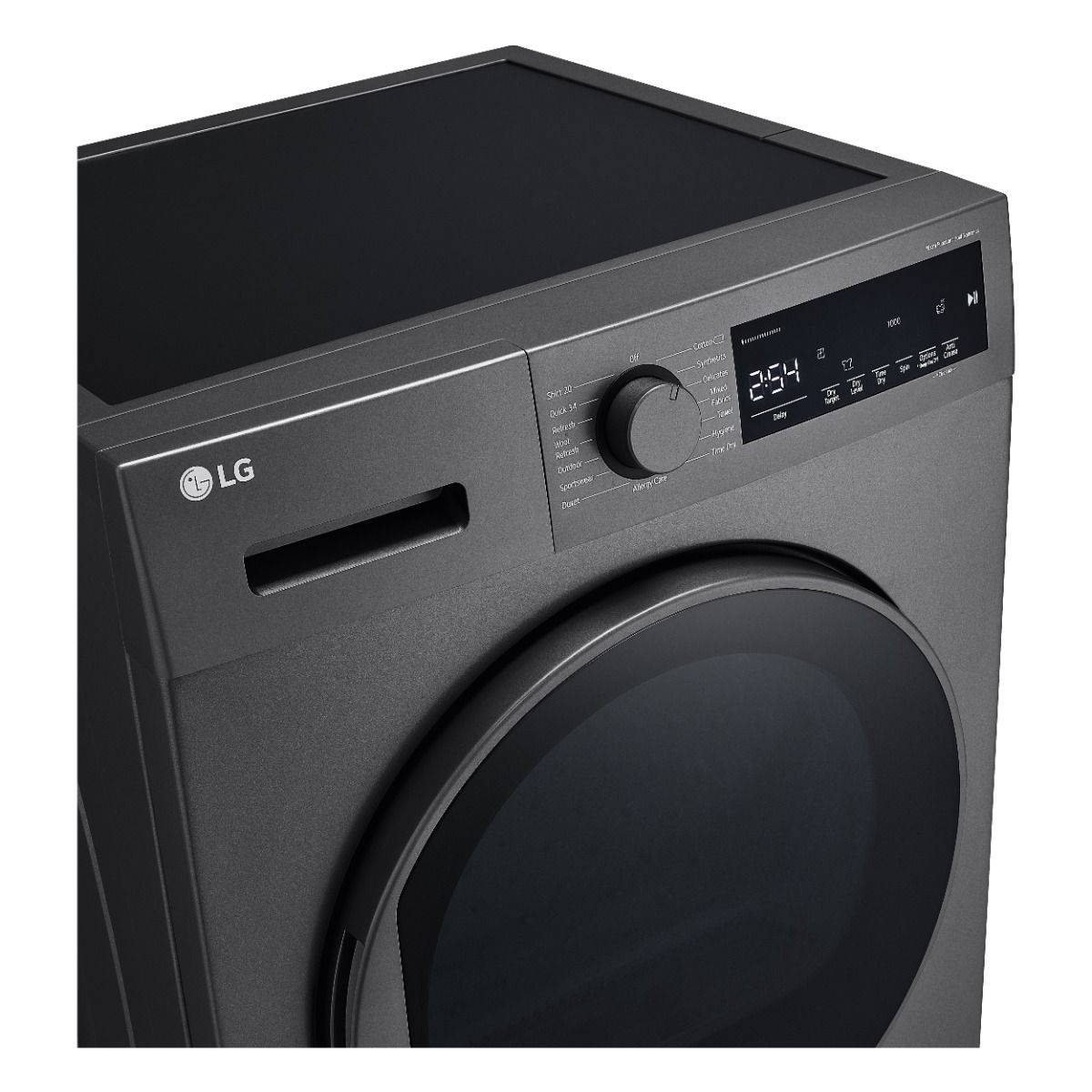 LG Dryer , 8 kg , Dark Silver - RH80T2SP7RM