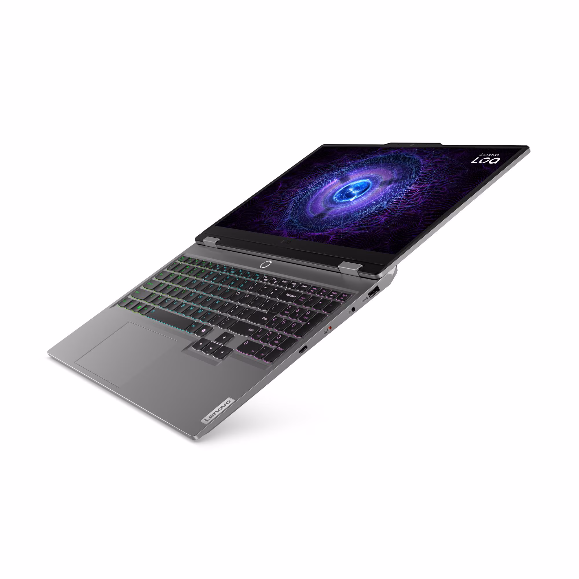 لاب توب لينوفو LOQ 15IRX9 ، معالج انتل كور i7-13650HX 15.6 بوصة ، هارد 512 جيجا بايت SSD ، رام 16 جيجا بايت ، كارت شاشة انفيديا جي فورس RTX 4050 ،فري دوس - رمادي لونا