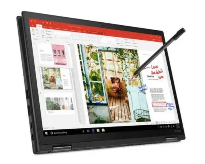 لاب توب استيراد 2 في 1 لينوفو ثينك باد X13 يوجا ، معالج انتل كور i7-1265U ، هارد 256 جيجا بايت SSD ، رام 32 جيجا بايت ، كارت شاشة انتل ايريس XE جرافيكس