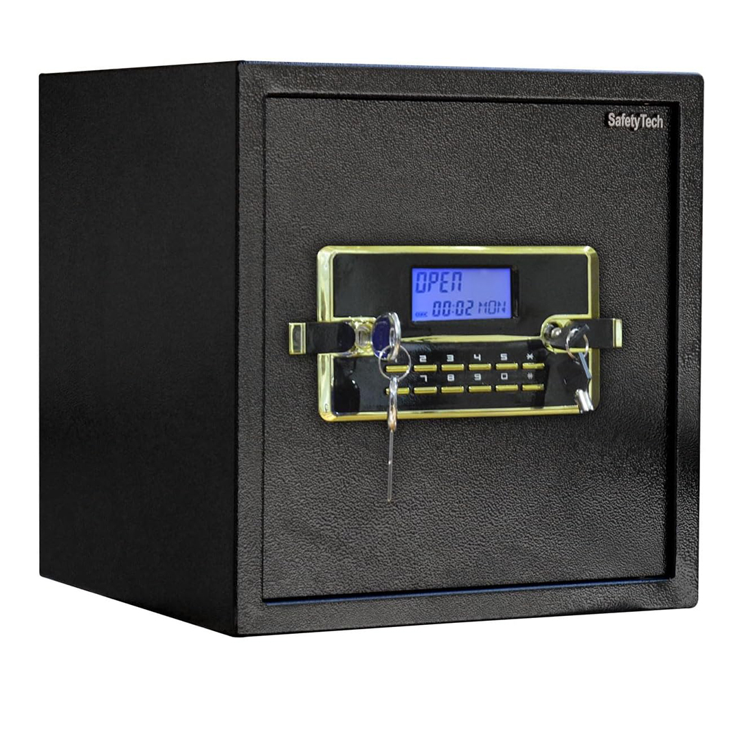 Safety Tech Digital Electronic with Keys Safe Box ,40 Liter ,Black - GN40 BLT3