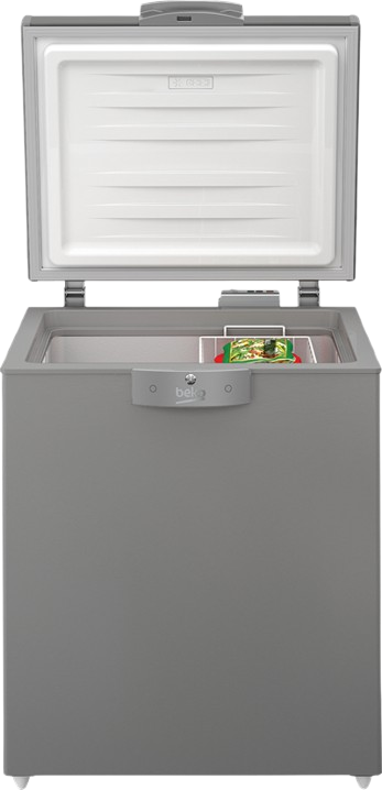 Beko MinFrost Chest Deep Freezer , 205 Liter , Silver - HS20510SEGH