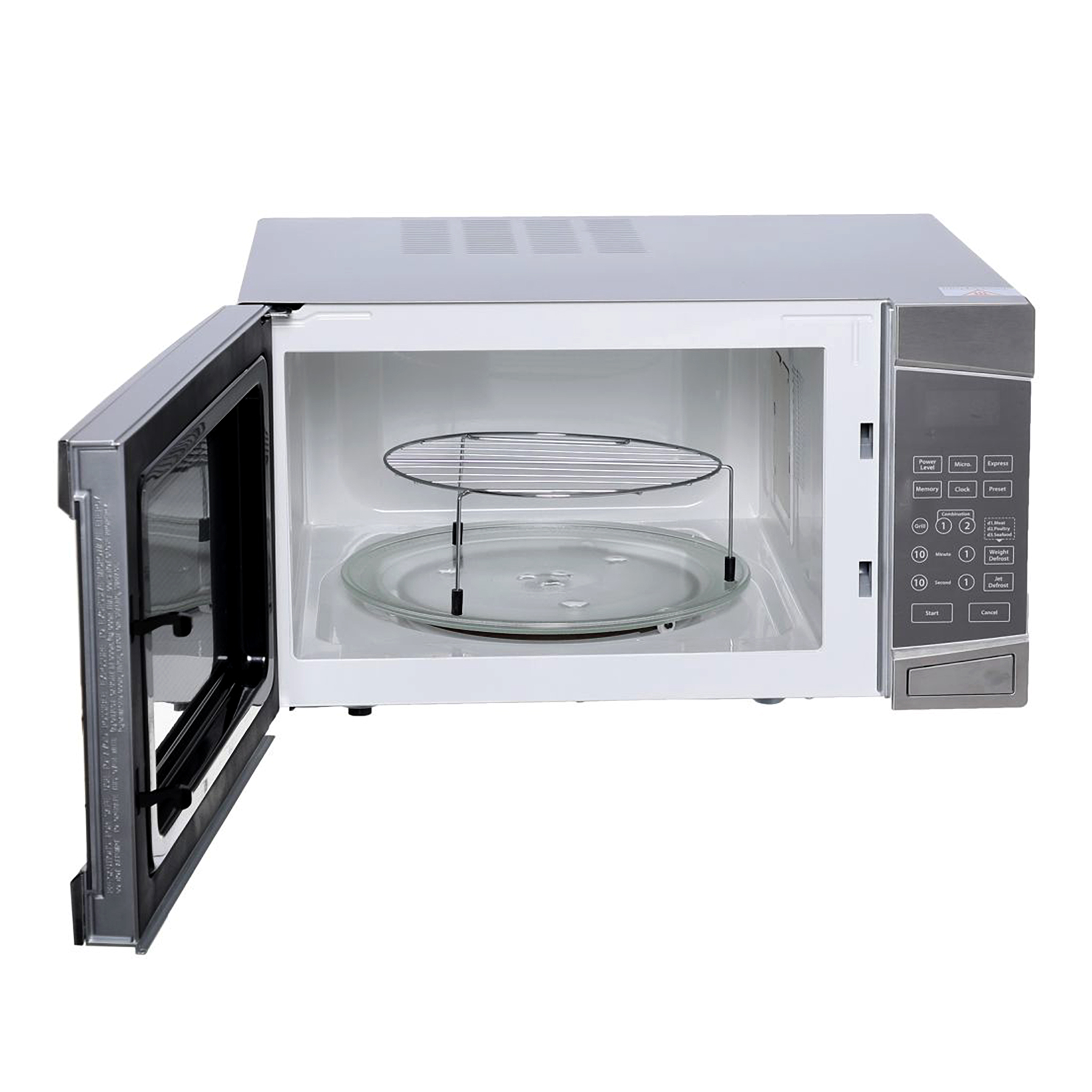 Galanz Microwave with Grill , 43 Liter 900 Watt , Silver - D10043AP-YM