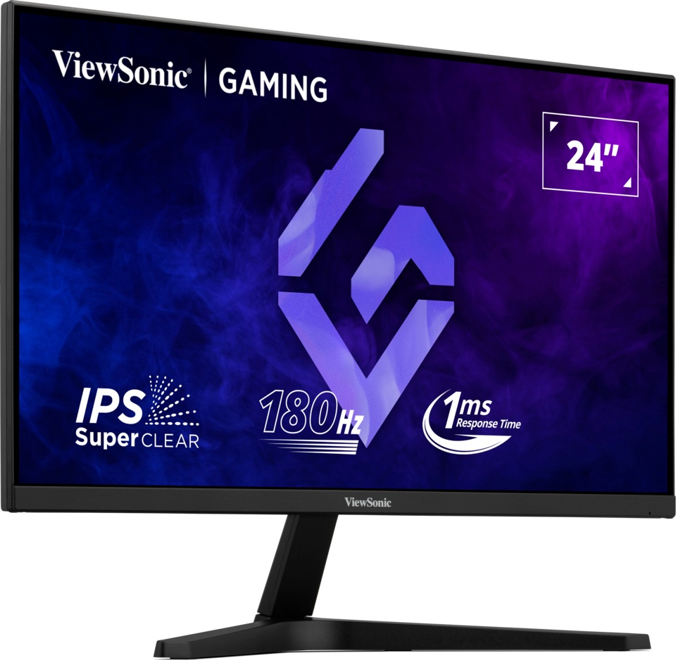 شاشة جيمنج فيوسونيك VX24G1-HD ، مقاس 24 بوصة ، معدل تحديث 180 هرتز ، معدل استجابة 1 مللي ثانية ، اسود