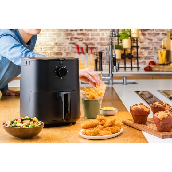 اير فراير تيفال Easy Fry Essential ، سعة 3.5 لتر ، اسود - EY1308EG