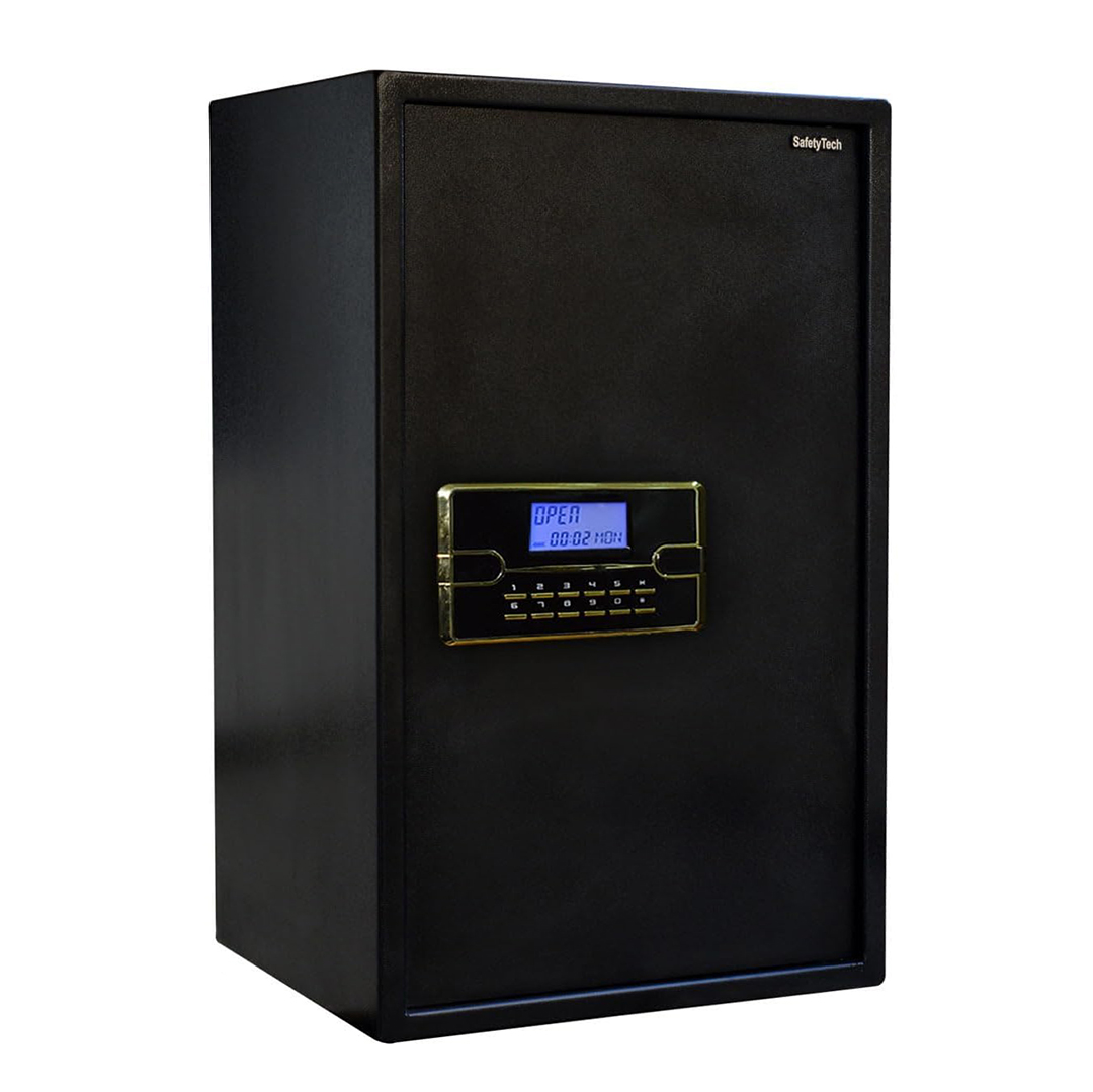 Safety Tech Digital Electronic with Keys Safe Box ,40 Liter ,Black - GN75 BLT3