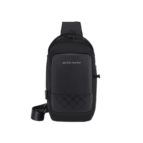 Arctic Hunter Cross Bag , Black - XB00105