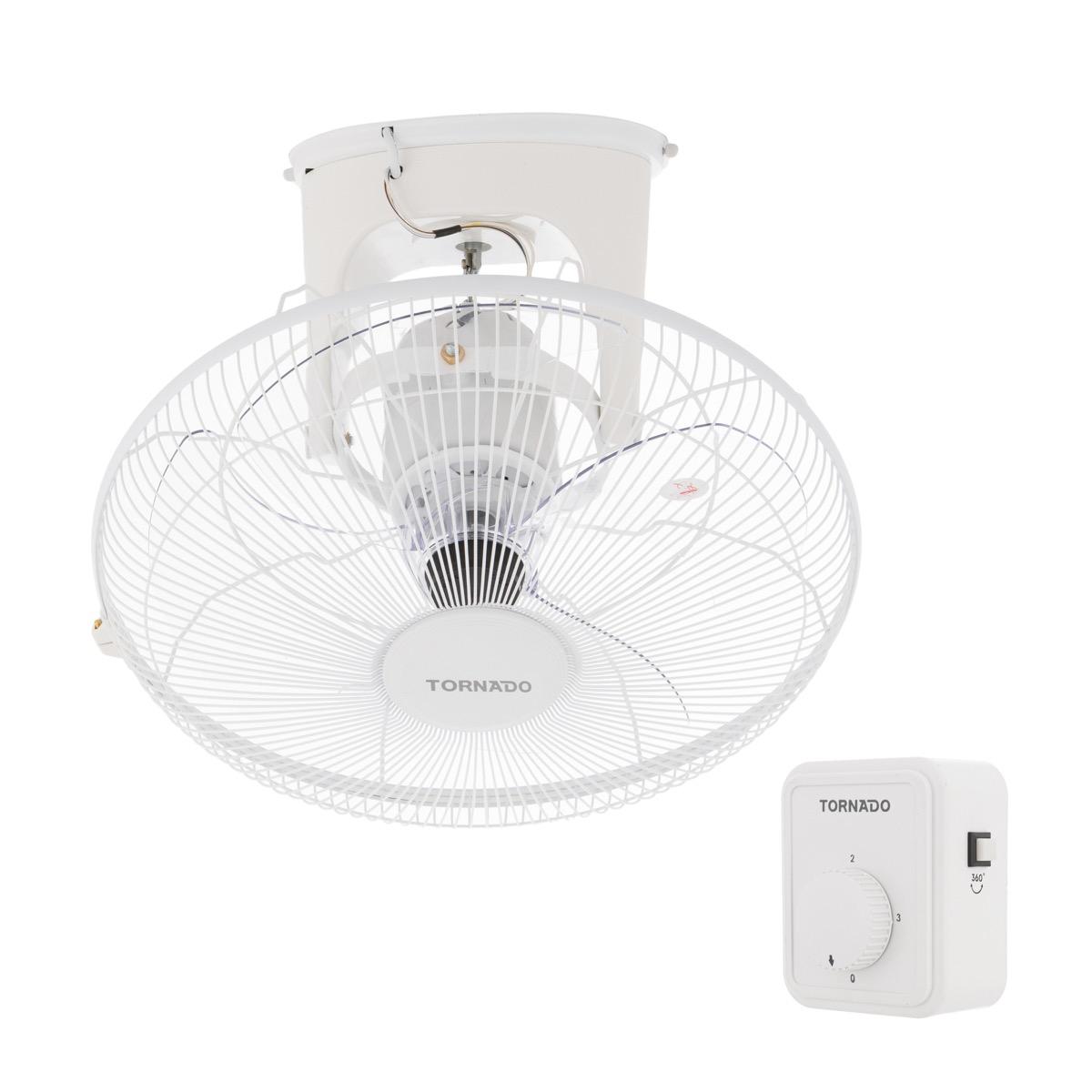 Tornado Carioca Ceiling Fan , 16 Inch , White - TOF-49Y