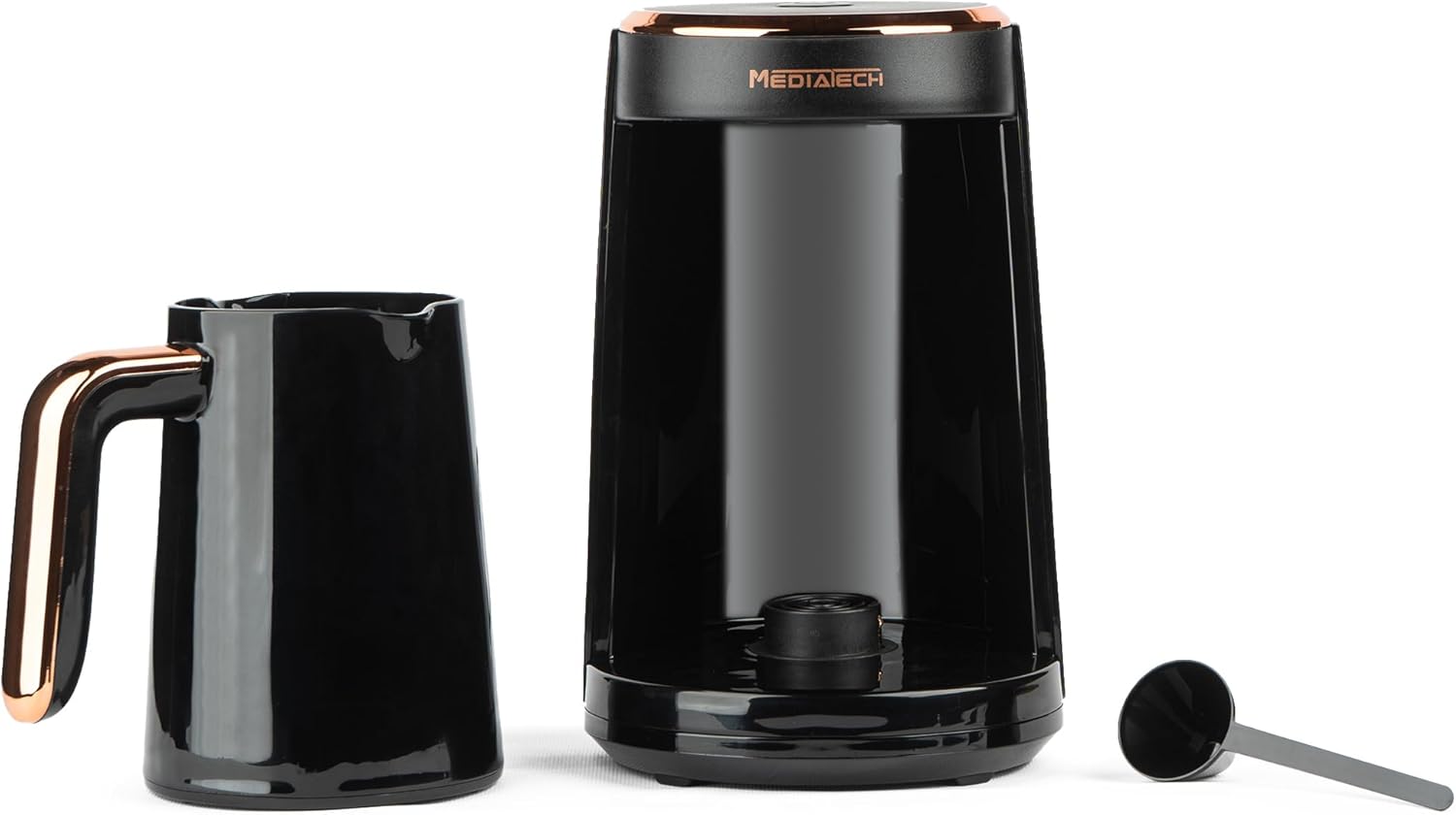 Mediatech TURKA Turkish Coffee Maker , 350 Liter 450 Watt Black Gold - MTCM106T