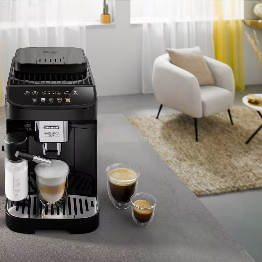 Delonghi Magnifica Evo Coffee Machine , 1.8 Liter 1450 Watt , Black - ECAM290.61.B