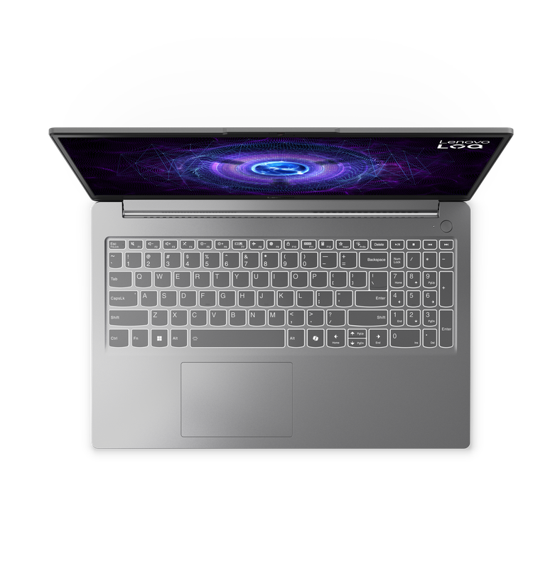 لاب توب لينوفو LOQ 15IAX9E ، معالج انتل كور i5-12450HX 15.6 بوصة ، هارد 512 جيجا بايت ، رام 16 جيجا بايت ، كارت شاشة انفيديا جي فورس RTX 4050 ،فري دوس - رمادي لونا