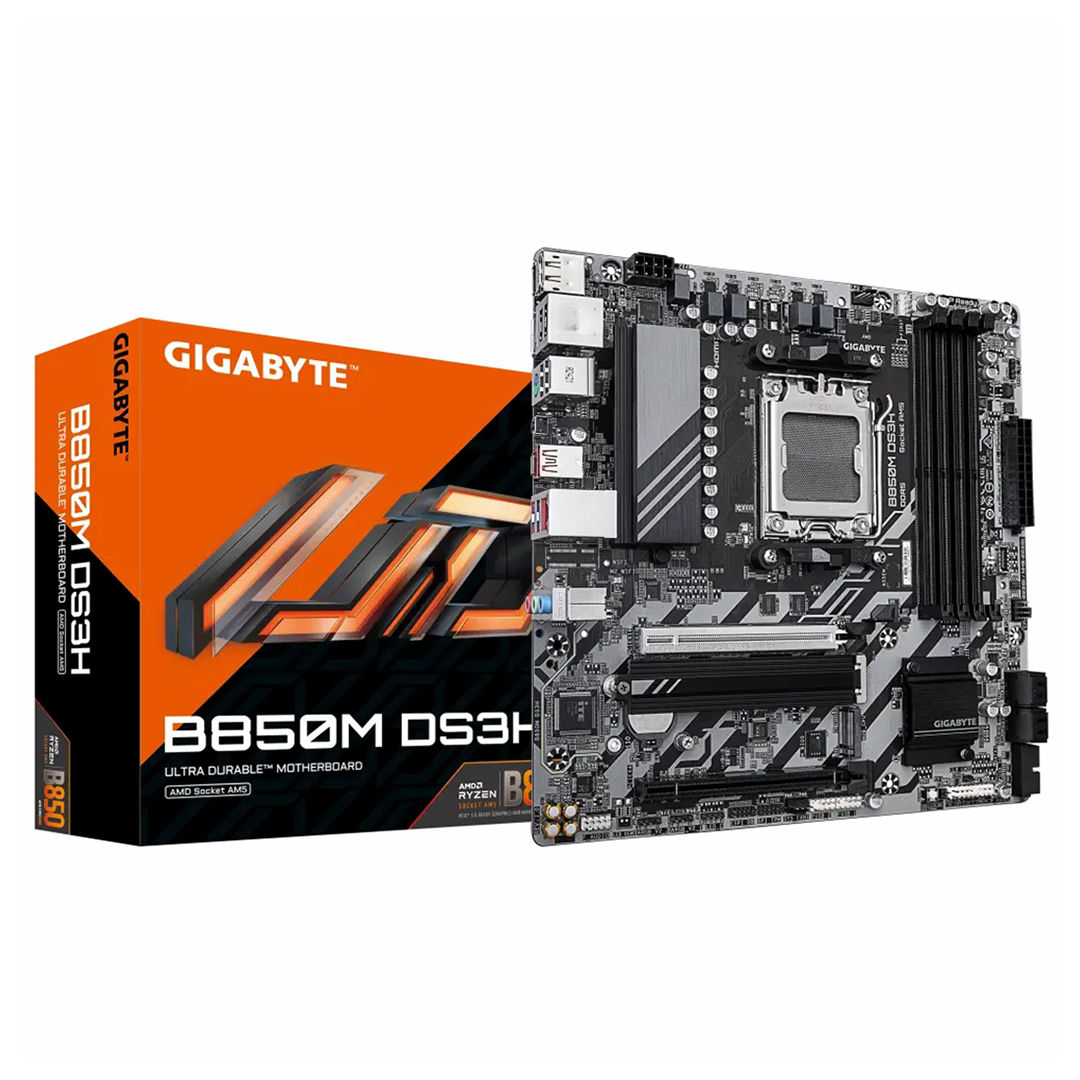 Gigabyte B850M DS3H Motherboard , AMD mATX Black