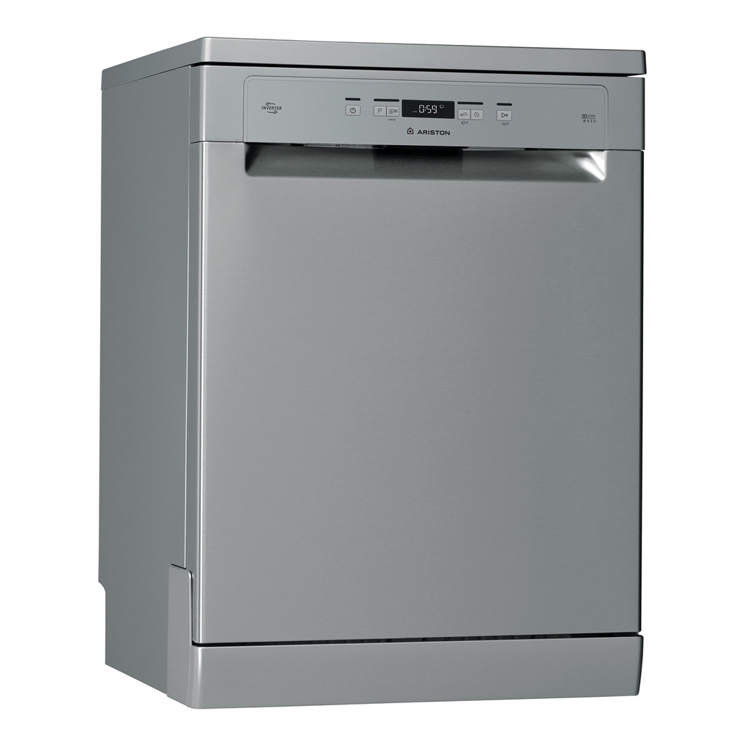 Ariston Dishwasher , 14 Persons Inverter Motor Silver - LFC3O33WLTX