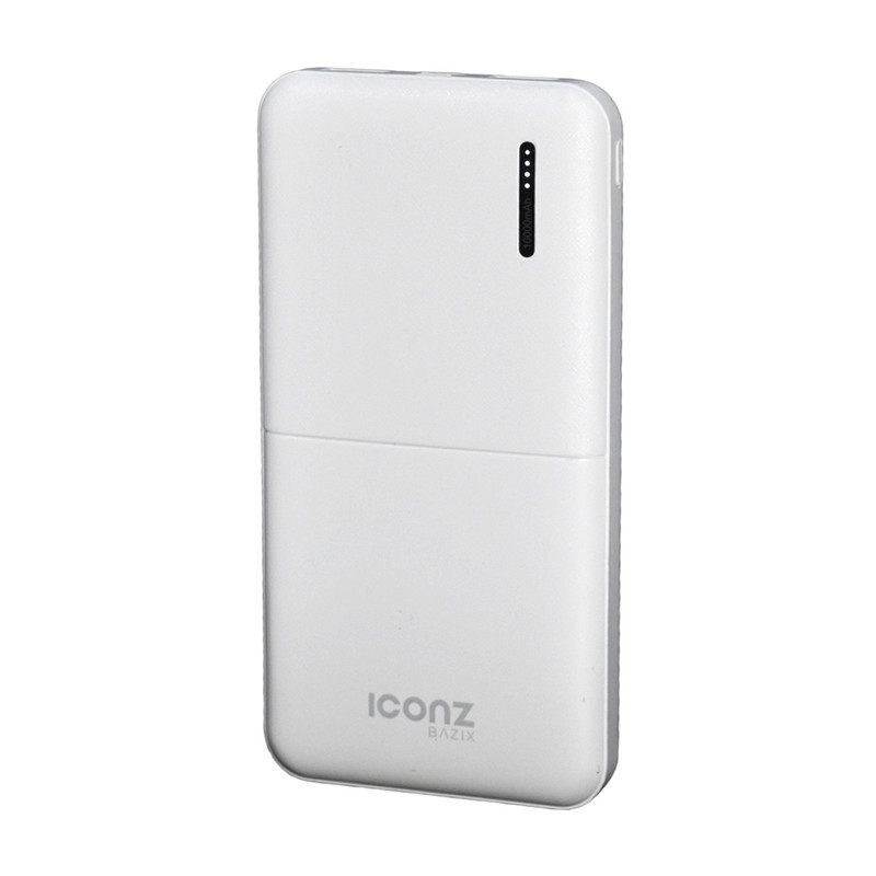 Iconz XPB11CW Power Bank , 10000 mAh 2 Ports , White