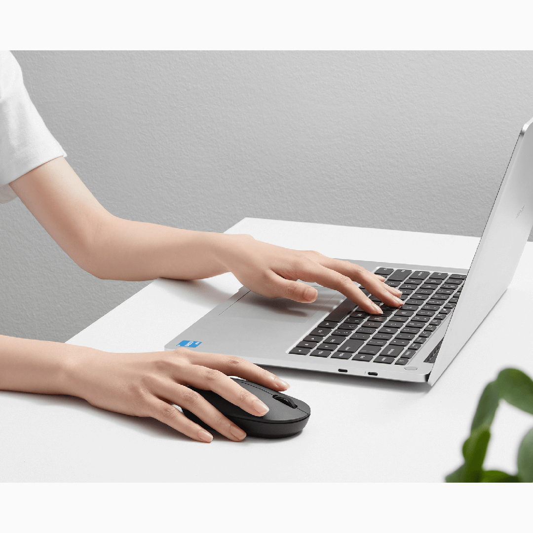 Xiaomi Lite 2 Wireless Mouse , Black - XMWXSB02YM