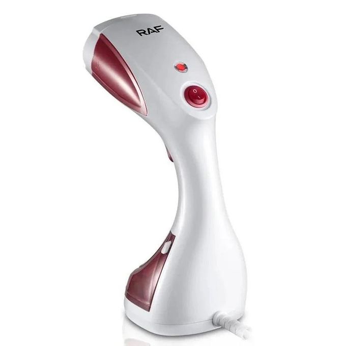 مكواة بخار محمولة كهرباء راف ،ابيض واحمر - R.1327R