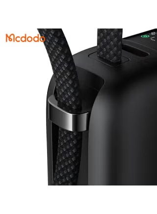 Mcdodo Wired Wired Power Bank with 2 Built-in Cables , 10000 mAh 1 Ports , Black , MC-2550