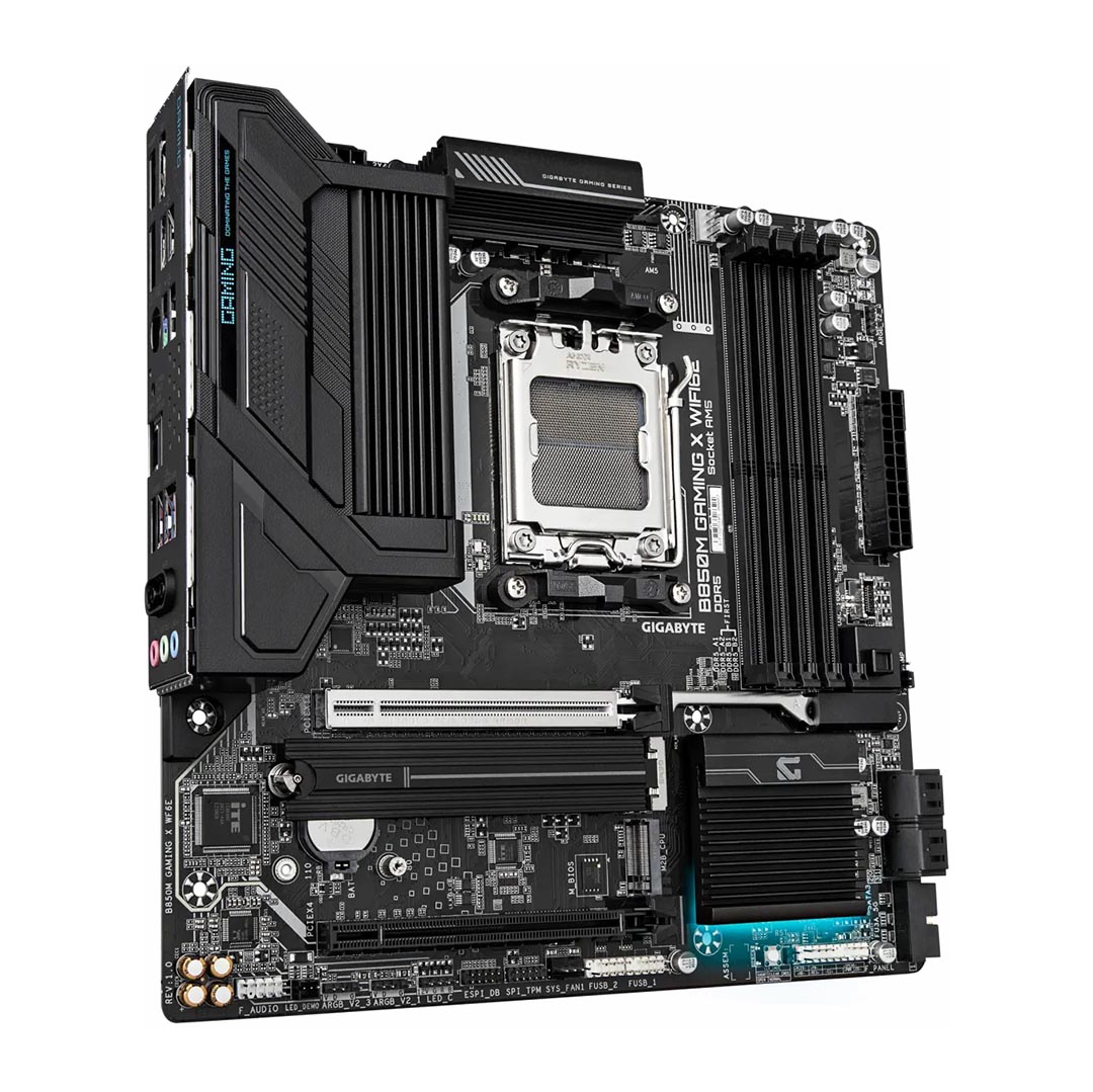 ماذر بورد جيجابايت B850M جيمنج اكس واي فاي 6E ، AMD ، mATX - اسود