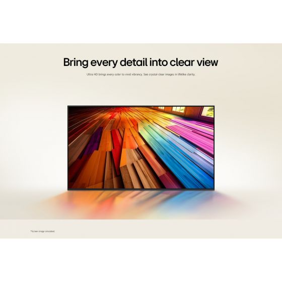 شاشة تلفزيون سمارت ال جي ، مقاس 65 بوصة ، ليد ، دقة 4K UHD ، بريسيفر داخلي