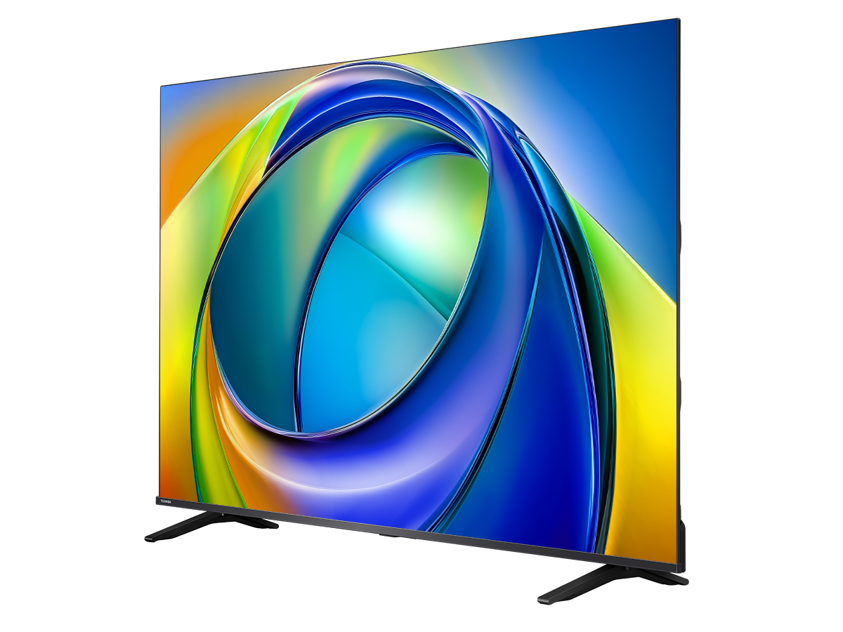 شاشة تلفزيون سمارت توشيبا ، مقاس 55 بوصة ، ليد ، دقة 4K UHD ، بريسيفر داخلي - 55C350RP
