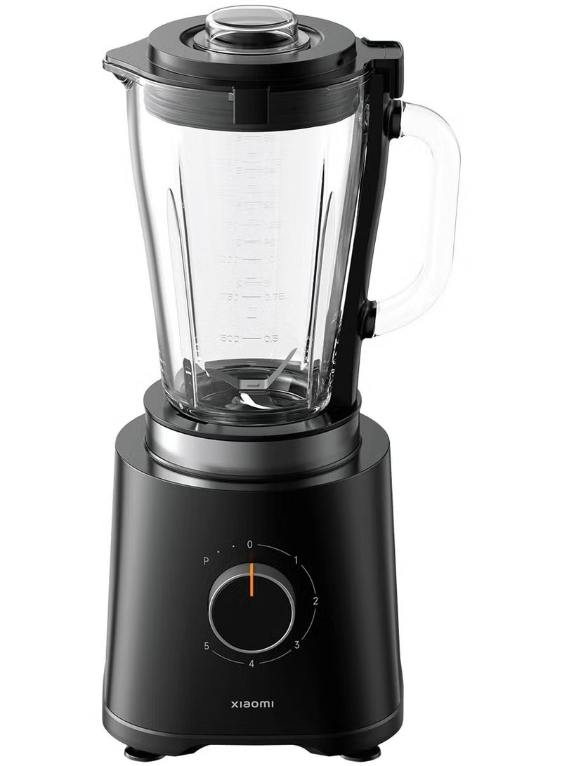 خلاط شاومي غطاء أمان ، سعة 1.75 لتر ، 600 وات ، اسود - MLLJ001CM-1A