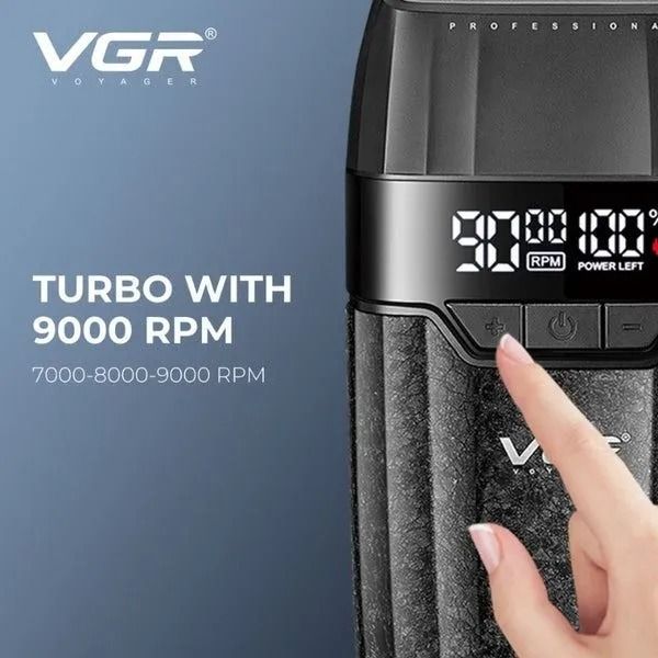 VGR Professional Hair Clipper Kit Dry , Black - V-640 S3