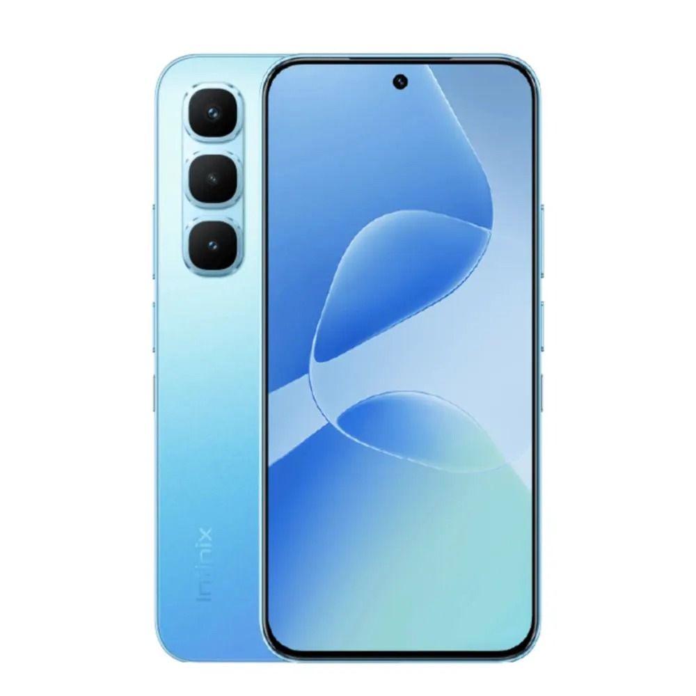 Infinix Hot 60 Pro , 256 GB , 8 GB , 4G LTE , Dual-SIM - Sapphire Blue