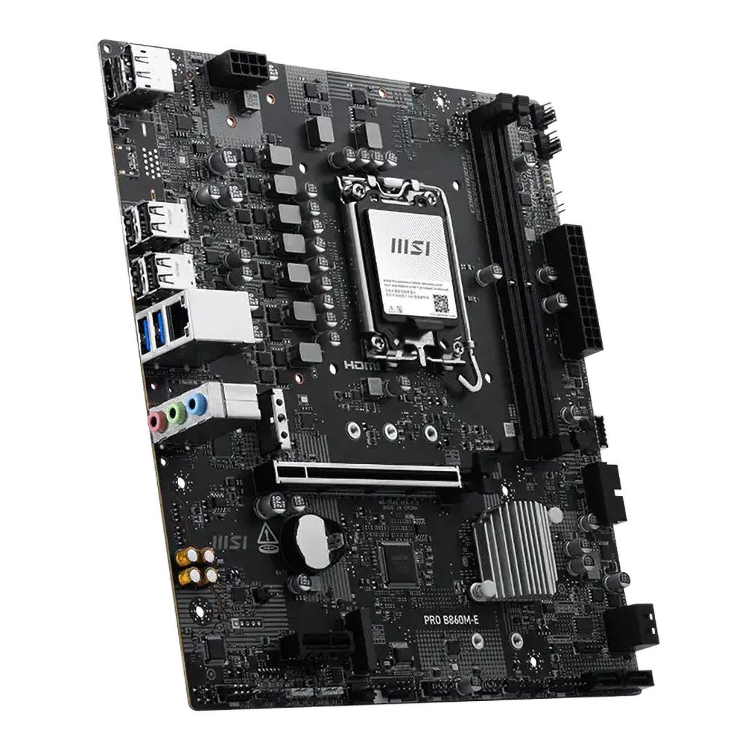 MSI PRO B860M-E Motherboard , Intel mATX Black