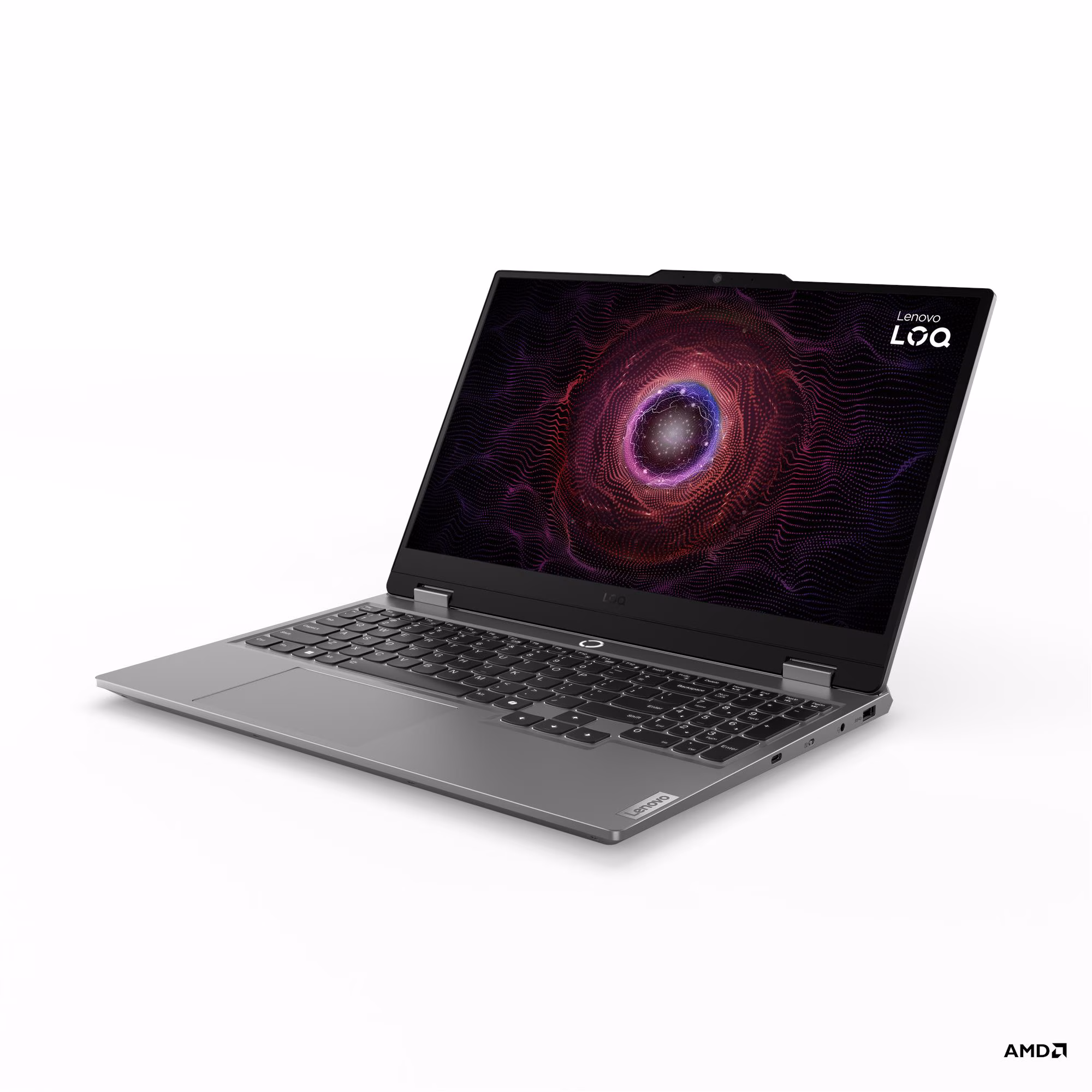 لاب توب جيمنج لينوفو LOQ 15ARP9 ، معالج ايه ام دي رايزن 5 7235HS 15.6 بوصة ، هارد 512 جيجا بايت SSD ، رام 16 جيجا بايت ، كارت شاشة انفيديا جي فورس RTX 4050 ،فري دوس - رمادي لونا