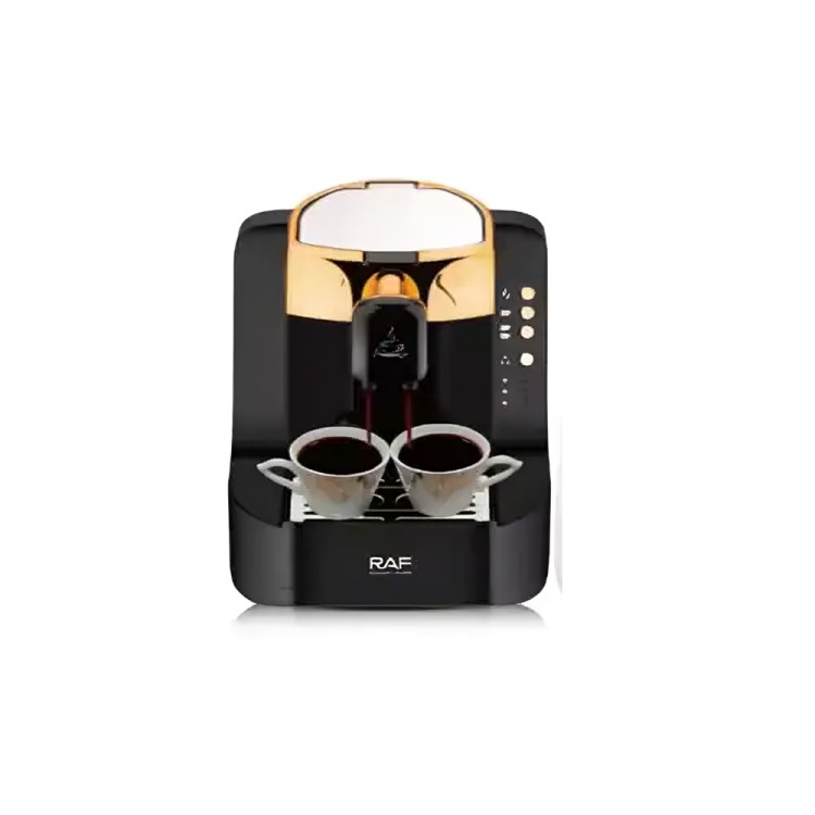 Raf Turkish Coffee Maker , 0.8 Liter 2 Cups 700 Watt Black - R.111