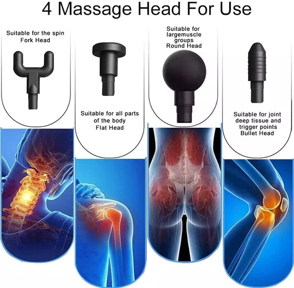 Generic Rechargeable Body Massager , Black - kh-740