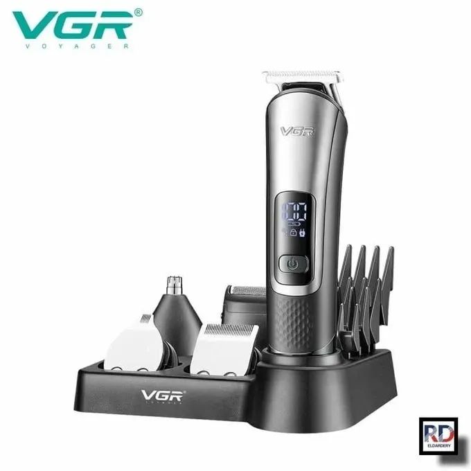 ماكينة حلاقة كهرباء بدون سلك في جي ار ، فضى واسود - V-111