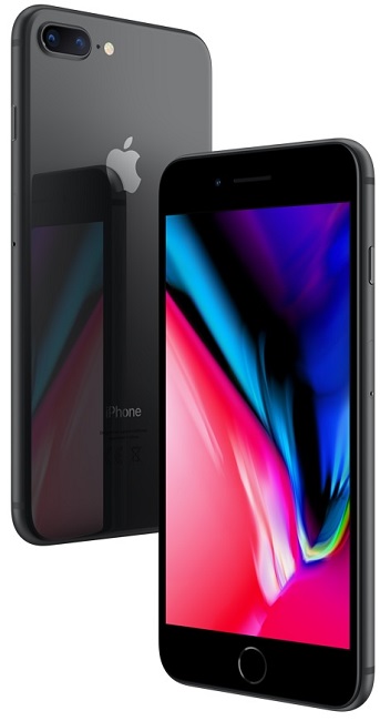 Apple iPhone 8 Plus , 128 GB , 3 GB , 4G LTE , Single SIM - Space Grey