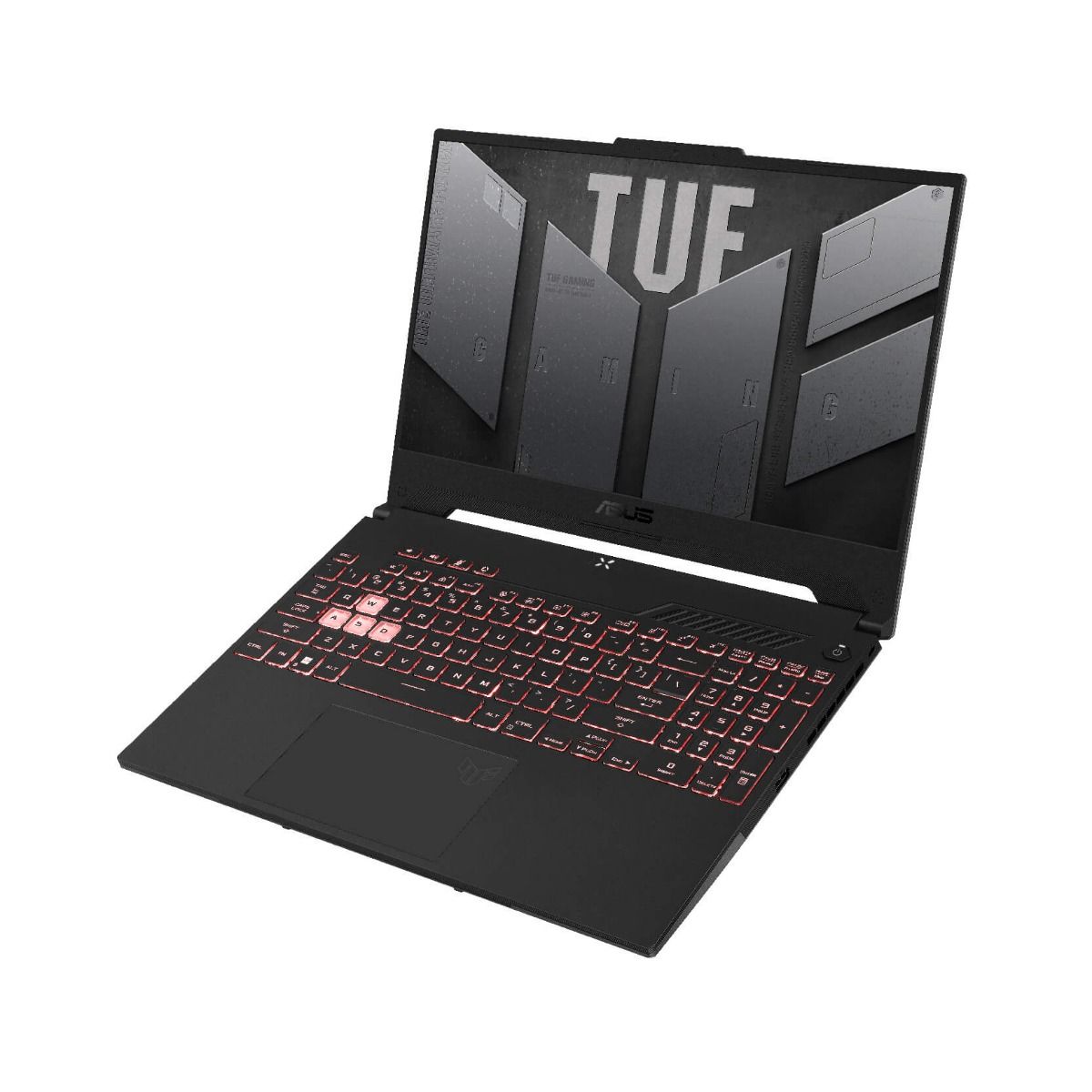 لاب توب اسوس TUF Gaming W11 - FA507NUR-LP007W ، معالج ايه ام دي رايزن 7 7435HS 15.6 بوصة ، هارد 512 جيجا بايت SSD ، رام 16 جيجا بايت ، كارت شاشة انفيديا جي فورس RTX 4050 ،ويندوز 11 - رمادي جايجر