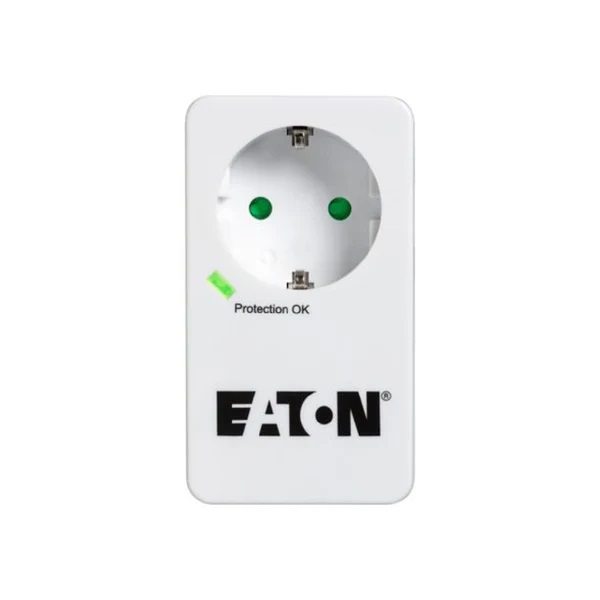 Eaton PB1D Protection Box for Computers, TVs, gaming consoles , Black White