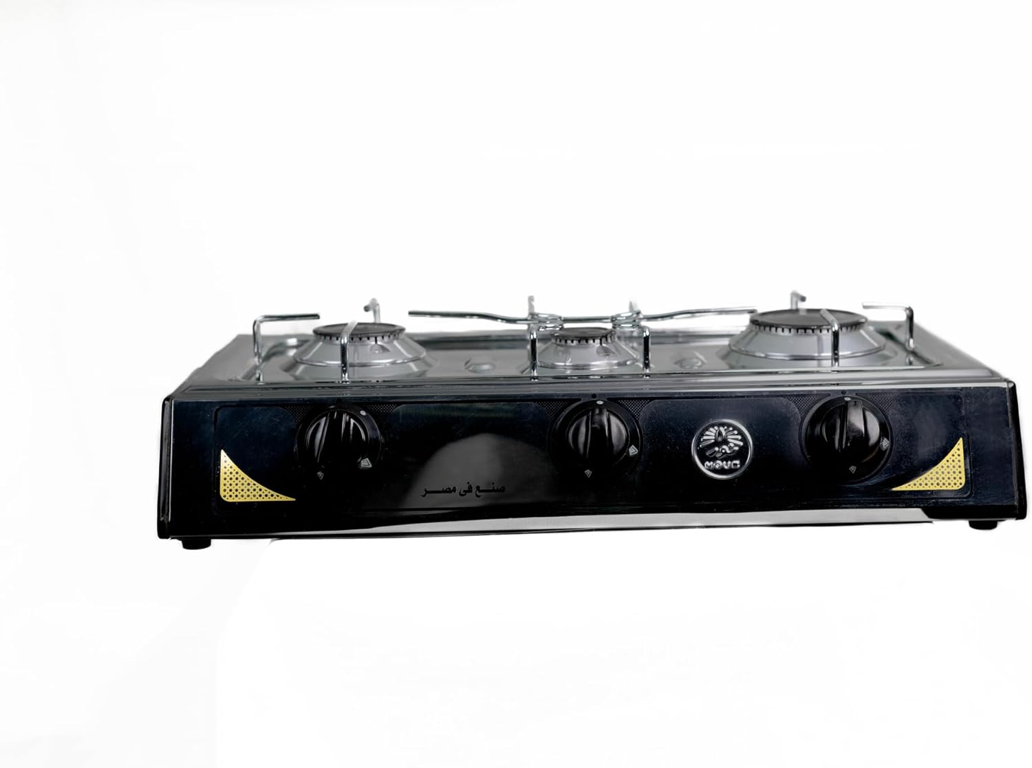 Nour Gas Cooking Stove , Silver - GS-FLS 3 S