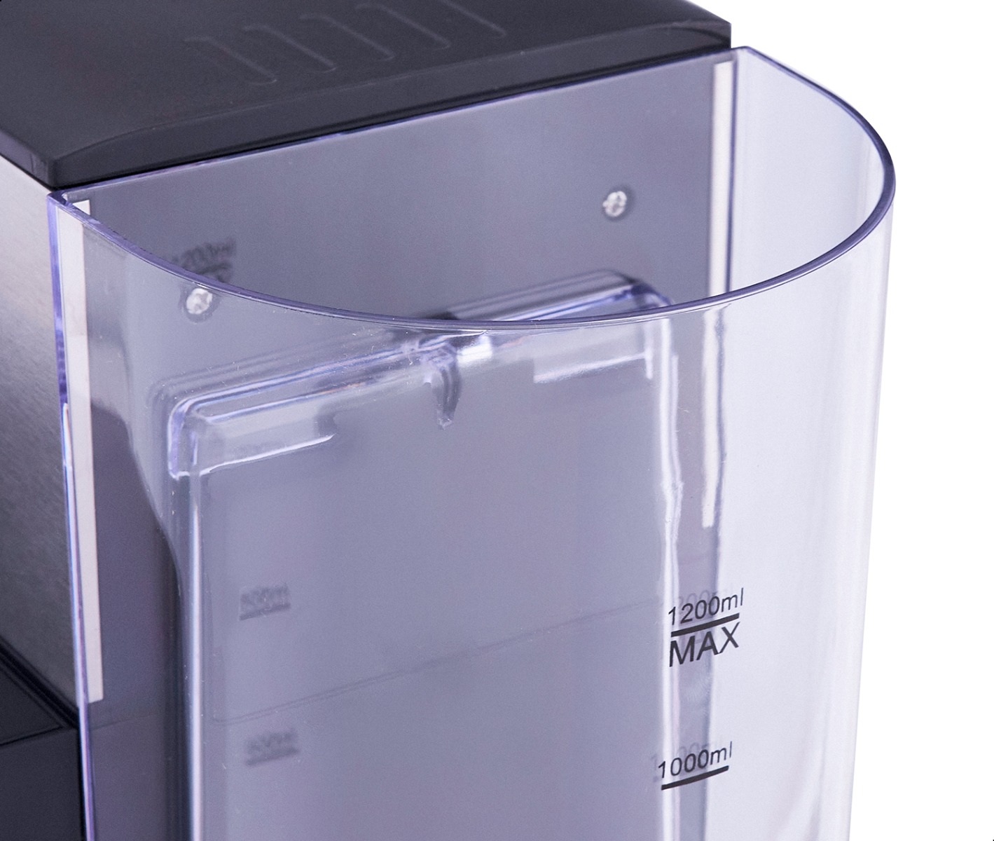 Tornado Coffee Machine , 1.2 Liter 2 Cups 1470 Watt , Black Stainless Steel - TCM-14125