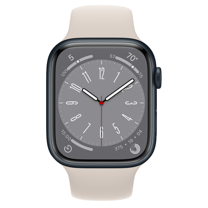 Apple Series 8 Smart Watch , 45 Millimeter Starlight