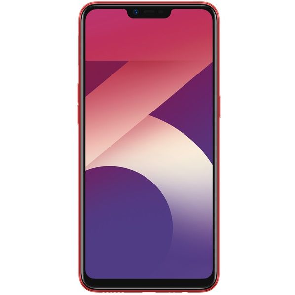 اوبو A3s ، سعة 32 جيجا بايت ، رام 3 جيجا بايت ، شبكة 4G ، شريحتين - احمر