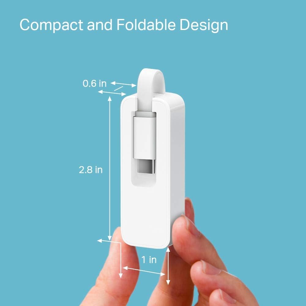 محول USB لاسلكي تي بي لينك ،USB -C الى RJ45 ،ابيض - UE300C