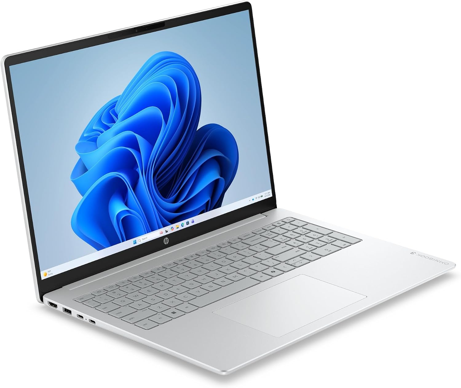 لاب توب اتش بي اومني بوك 3 - 16-bu0041ne ، معالج انتل كور 7 150U 16 بوصة ، هارد 512 جيجا بايت SSD ، رام 16 جيجا بايت ، كارت شاشة انتل جرافيكس ،ويندوز 11 - فضي جلاسير