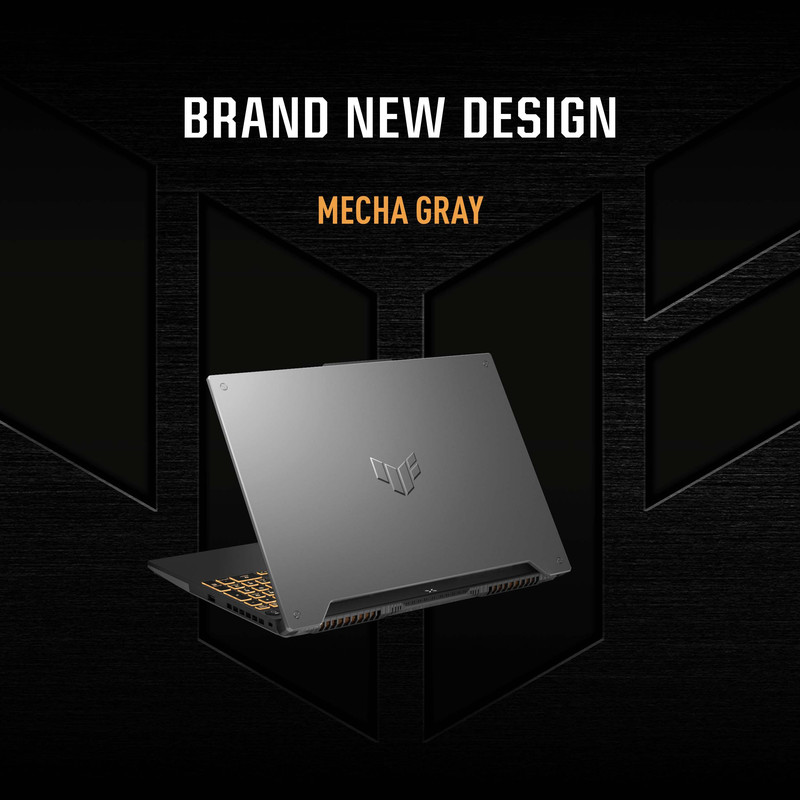 لاب توب اسوس TUF جيمنج F15 FX507ZC 2022 ، معالج انتل كور i5-12500H 15.6 بوصة ، هارد 512 جيجا بايت SSD ، رام 8 جيجا بايت ، كارت شاشة انفيديا جي فورس RTX 3050 ،ويندوز 11 - رمادي ميتشا