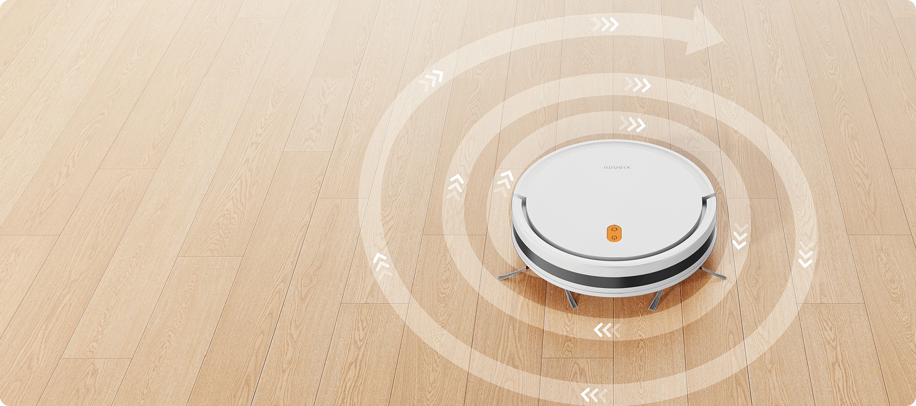 Xiaomi E5 Robotic Vacuum Cleaner , 2600 mAh White