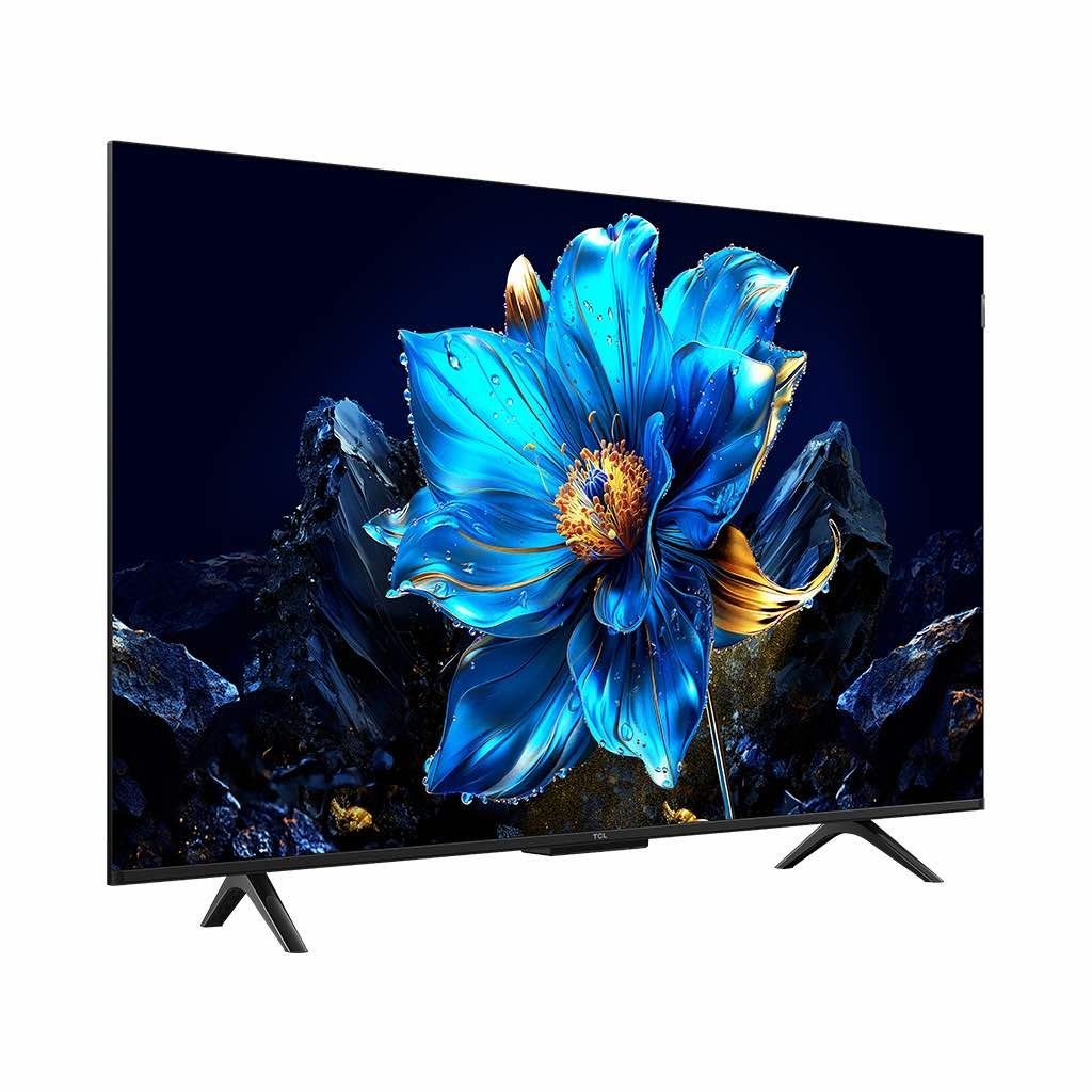 شاشة تلفزيون سمارت تي سي ال ، مقاس 43 بوصة ، QLED ، دقة 4K UHD ، بريسيفر داخلي